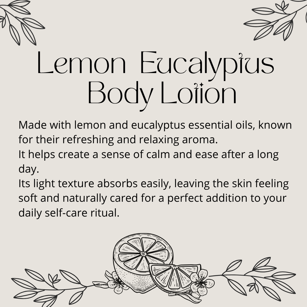 Vanilla Flower & Blood Orange Body Lotion