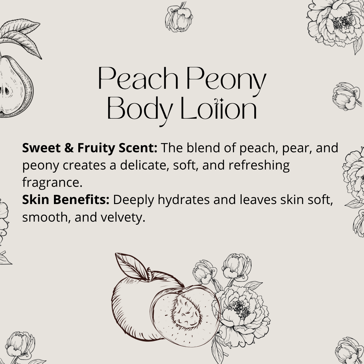 Peach Peony Body Lotion